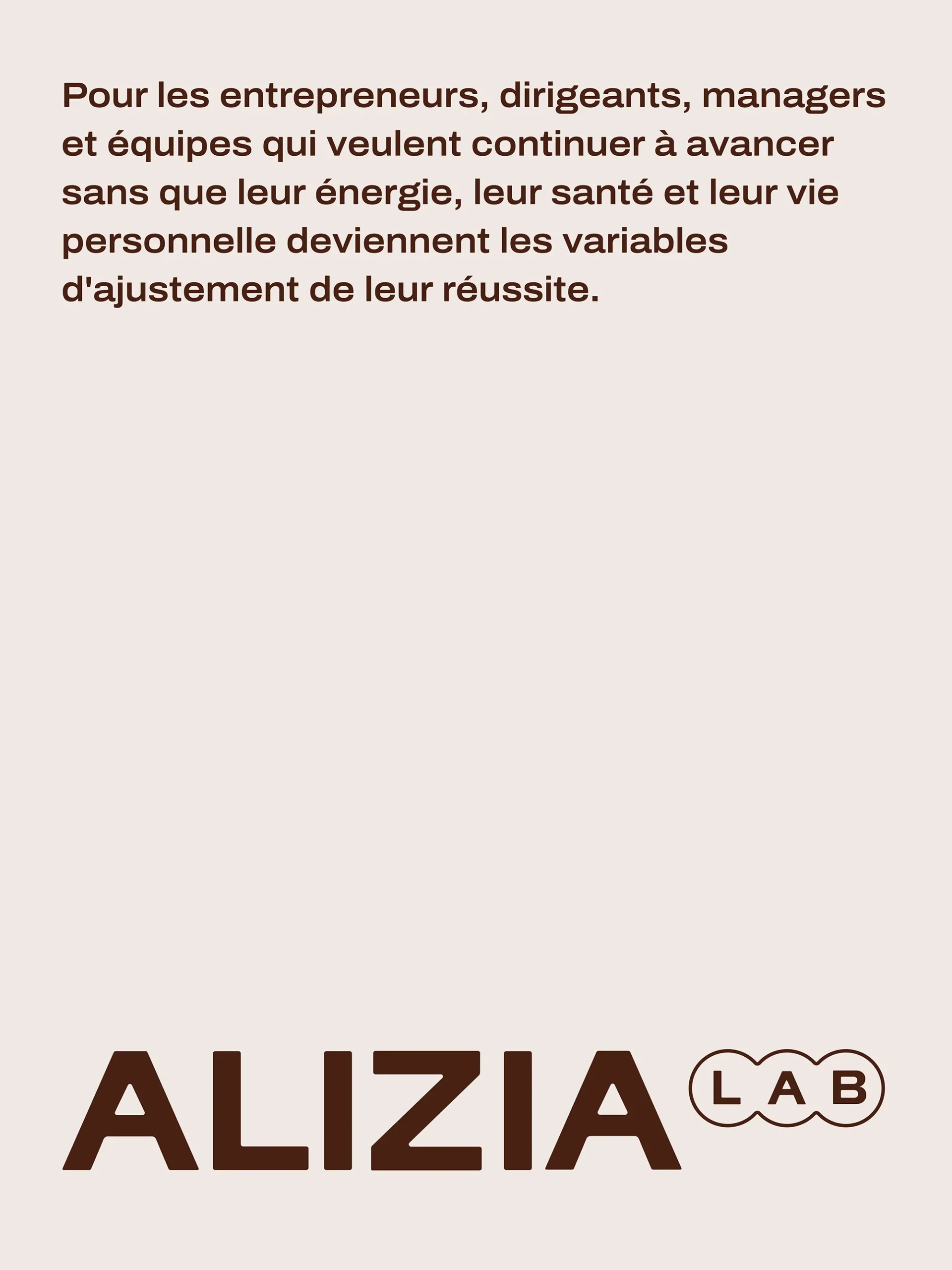 Identité alizia Lab