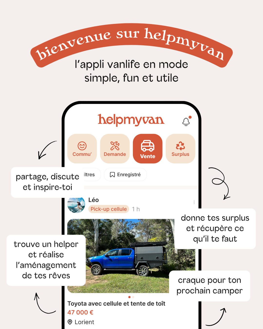 créa instagram pour helpmyvan